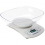 Adler AD 3137 Kitchen scales, Capacity 5 kg , Graduation 1g, Big LCD Display, Auto-zero/Auto-off, Large bowl, White Adler | Adle - 2